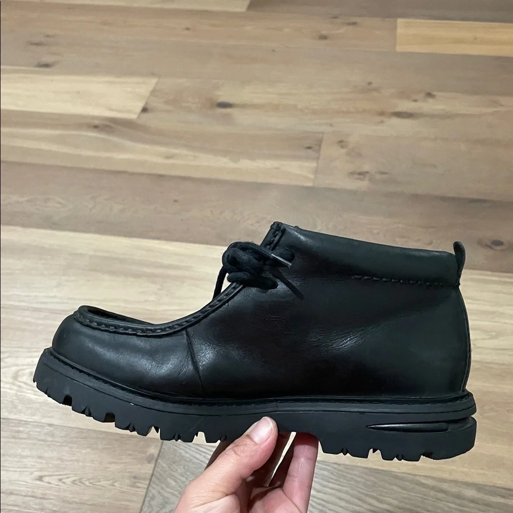 Vintage Timberland Chukka Boots Black Youths Size 5.5M (15915) Y2K